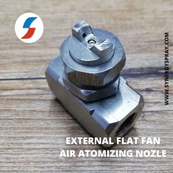 Flat fan external air atomizing nozzle india manufacturer chennai